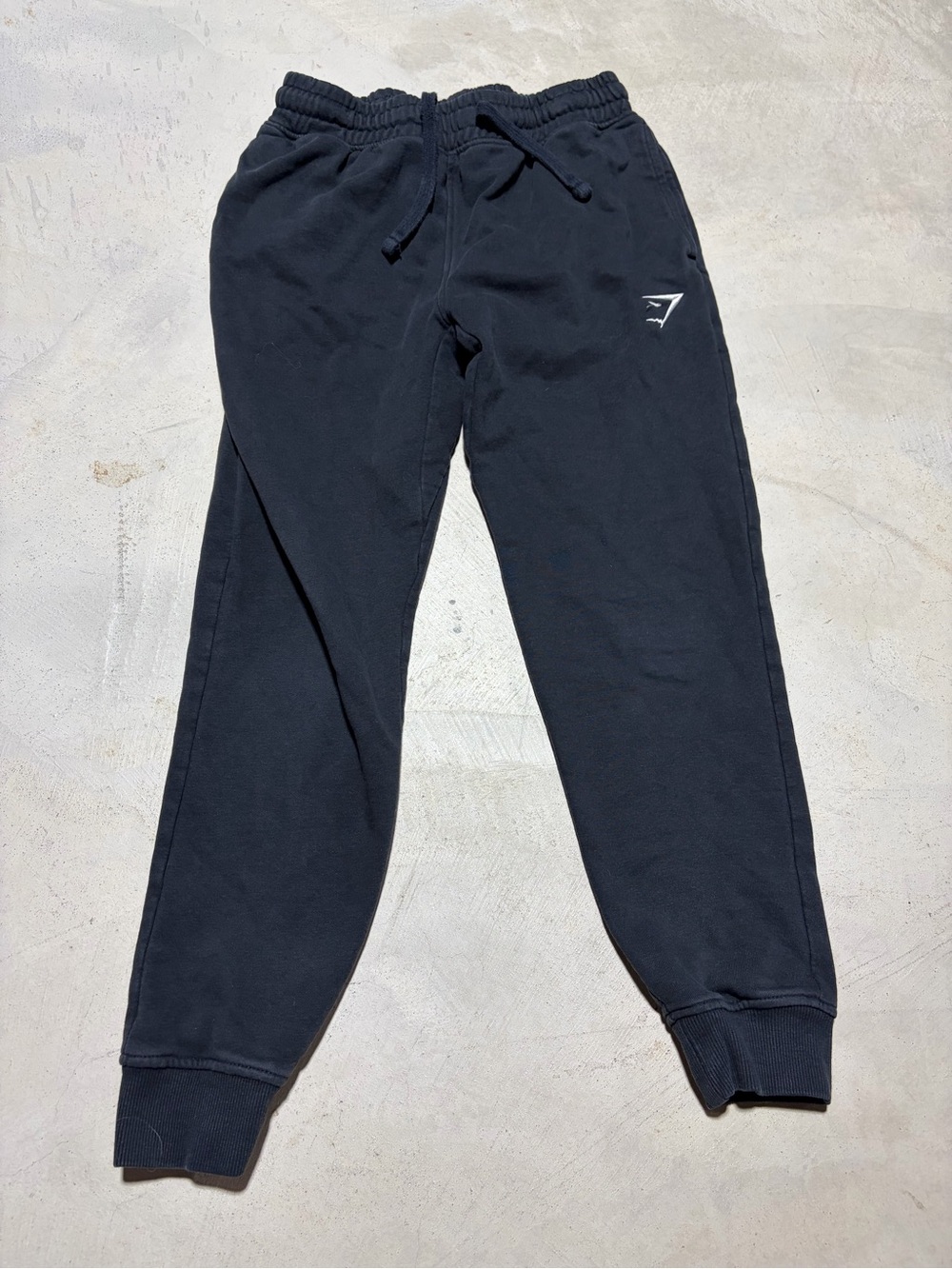 Gymshark Black Sweat Joggers with Logo XS